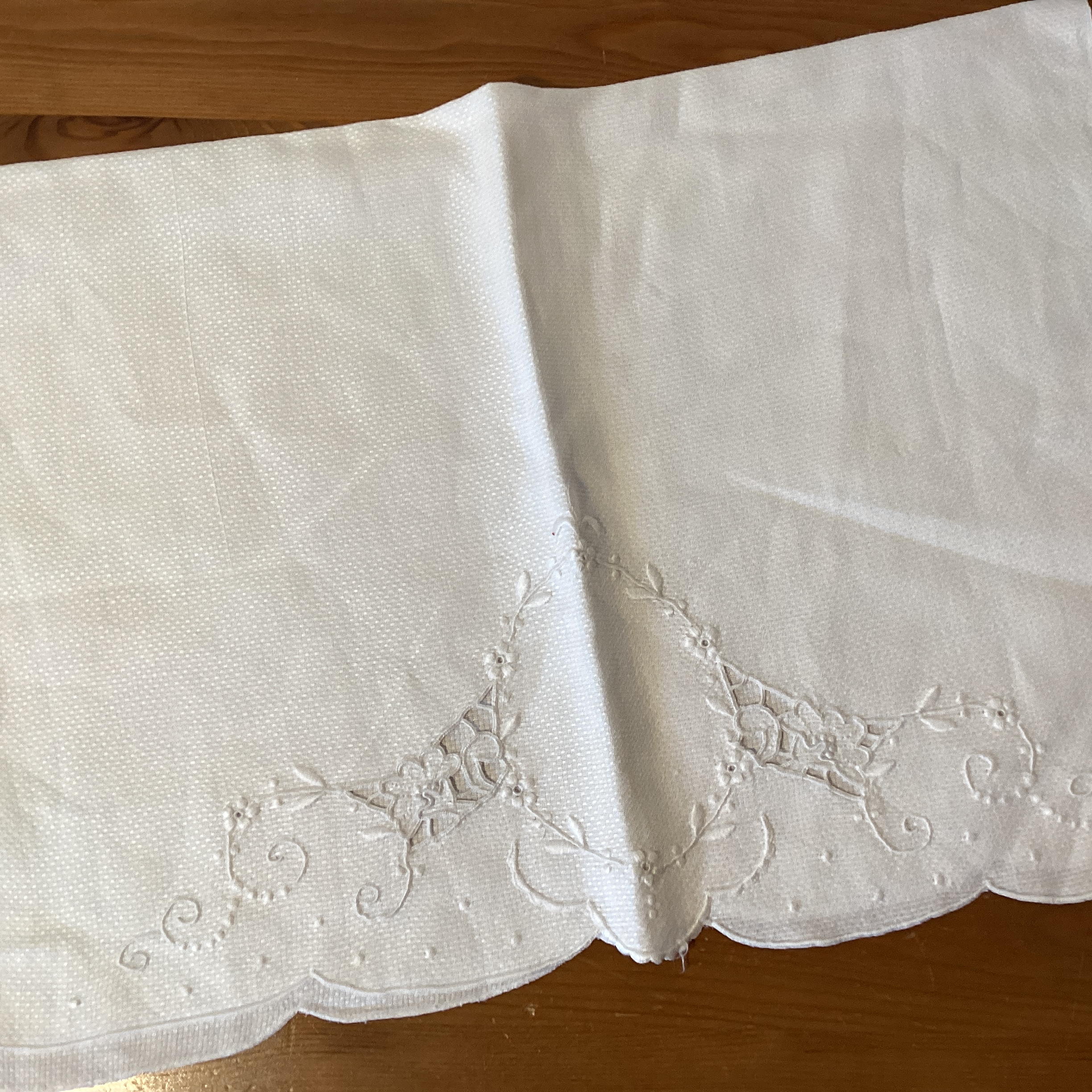 Vintage towel with embroidery